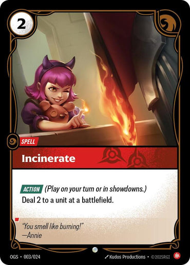 Incinerate [Origins: Proving Grounds]