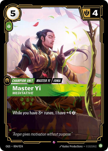 Master Yi - Meditative [Origins: Proving Grounds]