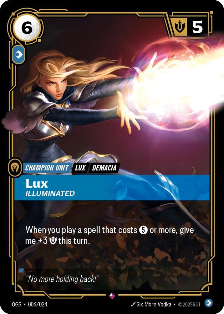 Lux - Illuminated [Origins: Proving Grounds]