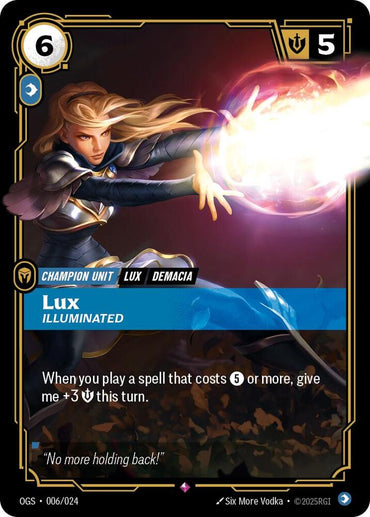 Lux - Illuminated [Origins: Proving Grounds]