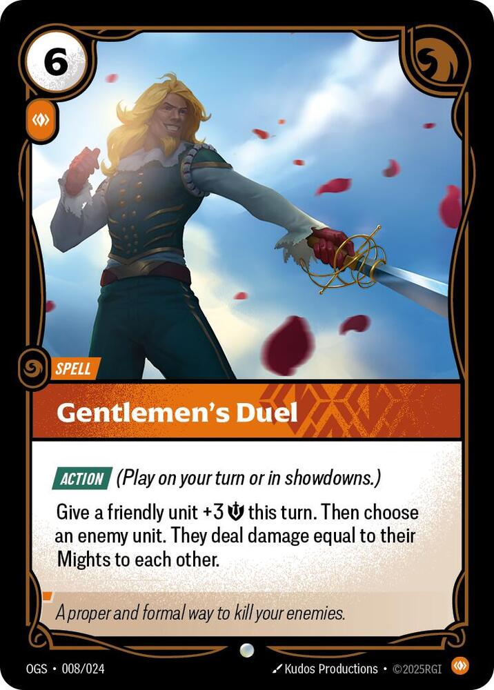 Gentlemen's Duel [Origins: Proving Grounds]