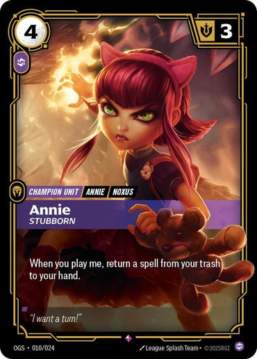 Annie - Stubborn [Origins: Proving Grounds]