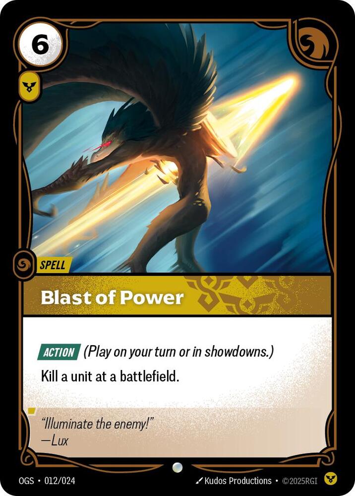 Blast of Power [Origins: Proving Grounds]