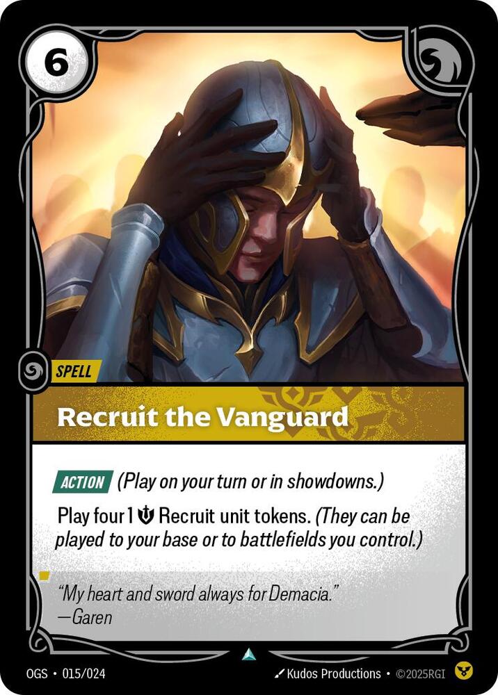 Recruit the Vanguard [Origins: Proving Grounds]
