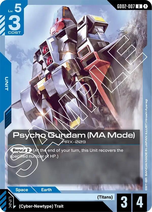 Psycho Gundam (MA Mode) [Dual Impact (GD02)]