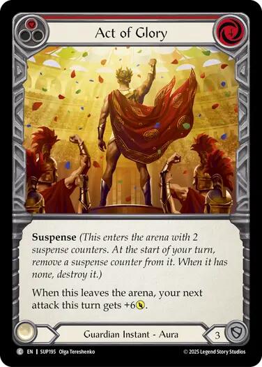 Act of Glory (Red) [SUP195] (Super Slam)