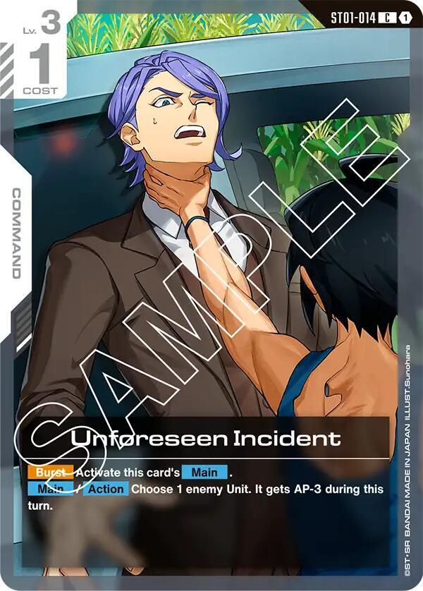 Unforeseen Incident [Starter Deck 05: Iron Bloom (ST05)]