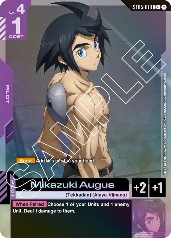 Mikazuki Augus (C+) [Starter Deck 05: Iron Bloom (ST05)]