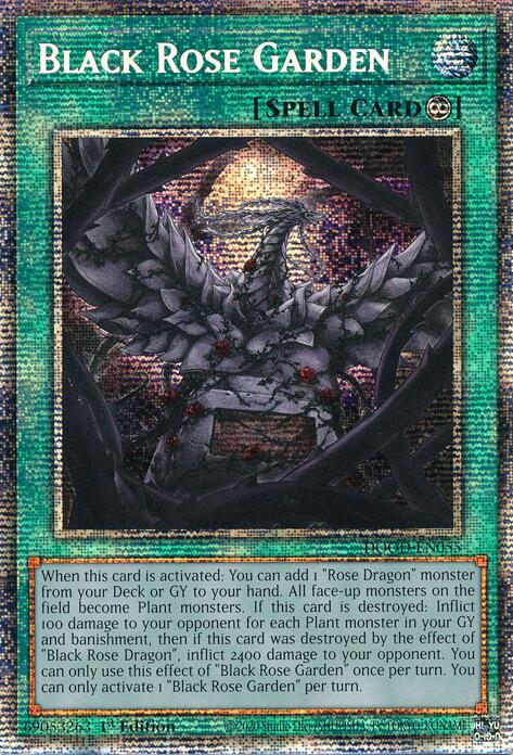 Black Rose Garden (Starlight Rare) [DOOD-EN055] Starlight Rare