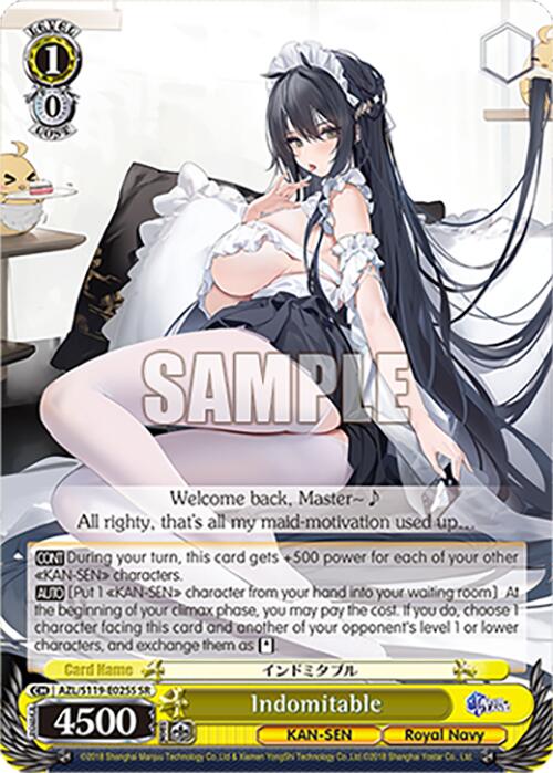 Indomitable (AZL/S119-E025S SR) [Azur Lane Vol. 2]