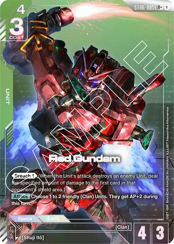 Red Gundam (LR+) [Starter Deck 06: Clan Unity (ST06)]