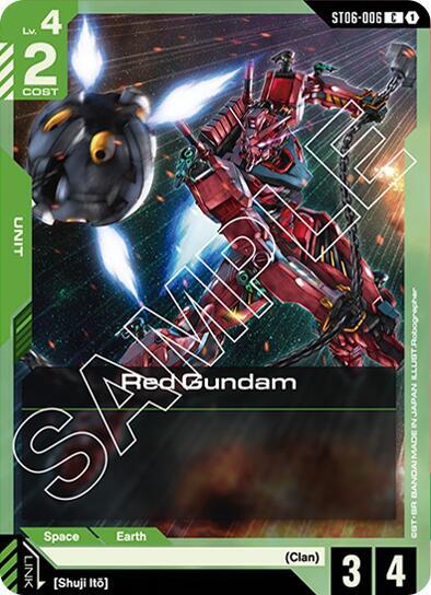 Red Gundam (C) [Starter Deck 06: Clan Unity (ST06)]