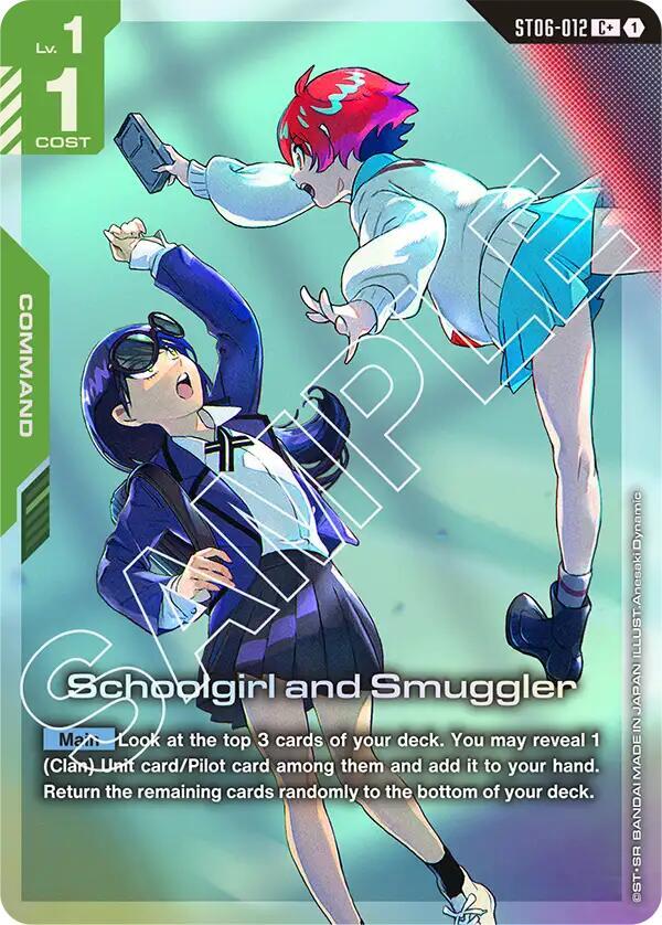 Schoolgirl and Smuggler (C+) [Starter Deck 06: Clan Unity (ST06)]