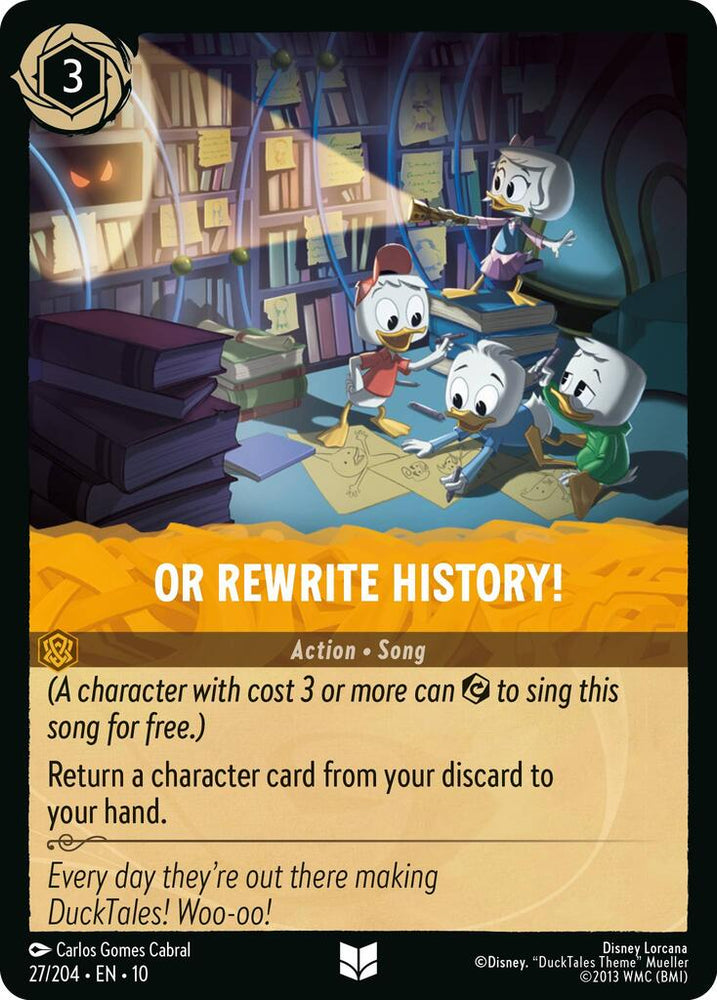 Or Rewrite History! (27/204) [Whispers in the Well]