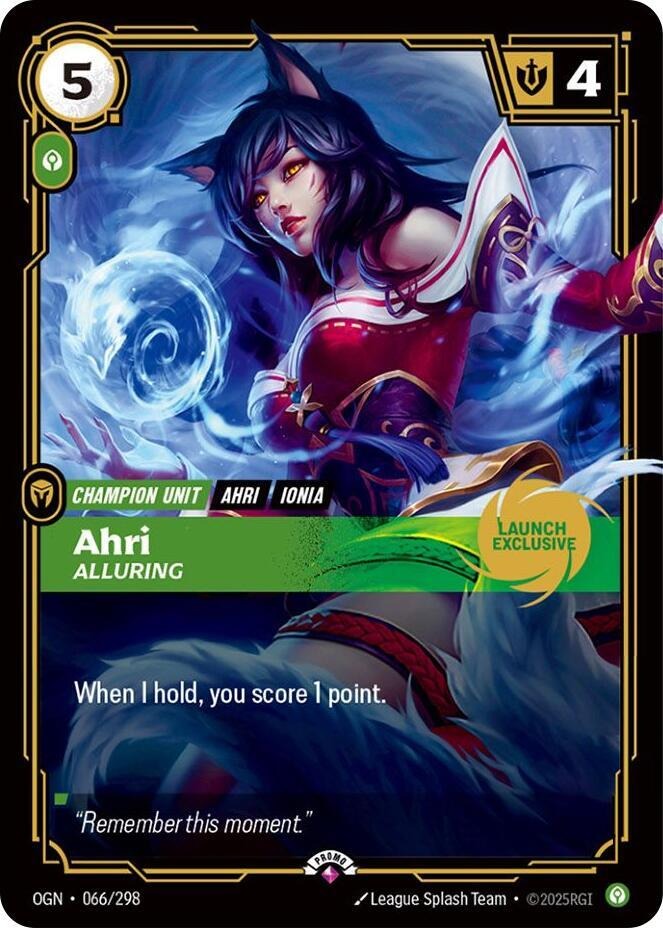 Ahri - Alluring (Launch Promo) [Origins]