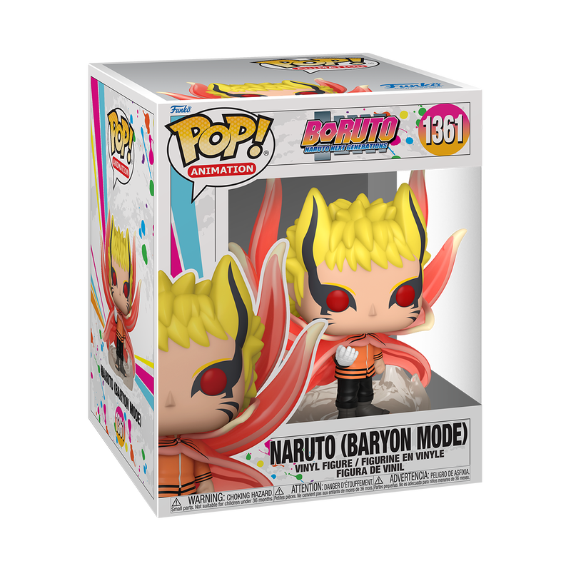 Funko POP! #1361 Naruto (Baryon Mode) (Boruto: Naruto Next Generations) - (Glow in the Dark) AAA Anime Exclusive