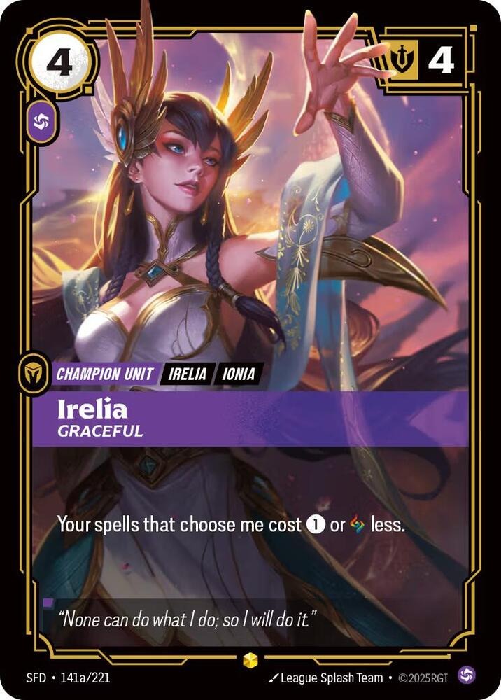Irelia - Graceful (Alternate Art) [Spiritforged]