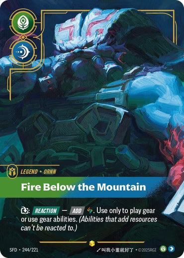 Ornn - Fire Below the Mountain (Overnumbered) [Spiritforged]
