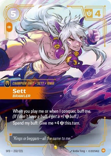 Sett - Brawler (Overnumbered) [Spiritforged]