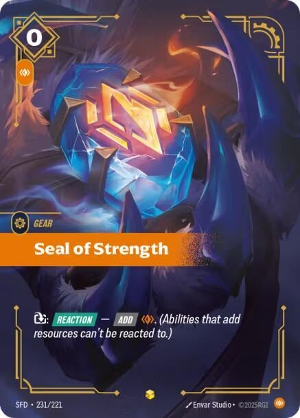 Seal of Strength (Overnumbered) [Spiritforged]