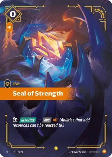 Seal of Strength (Overnumbered) [Spiritforged]