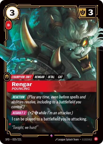 Rengar - Pouncing [Spiritforged]