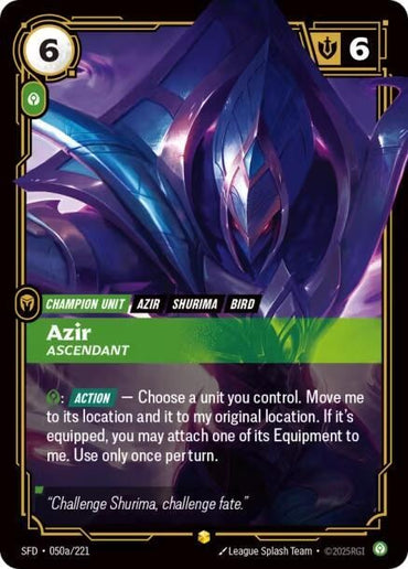 Azir - Ascendant (Alternate Art) [Spiritforged]