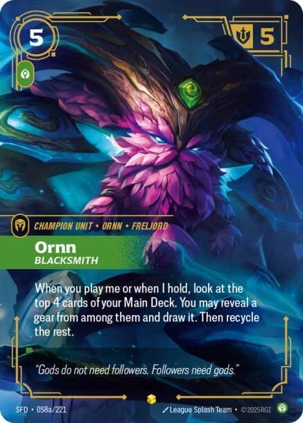 Ornn - Blacksmith (Alternate Art) [Spiritforged]