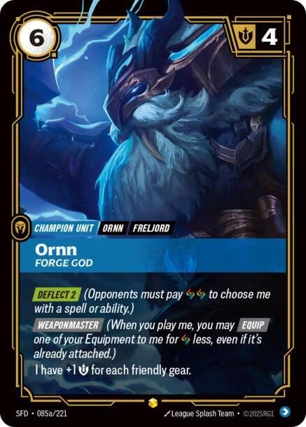 Ornn - Forge God (Alternate Art) [Spiritforged]