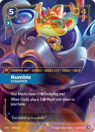 Rumble - Scrapper (Alternate Art) [Spiritforged]