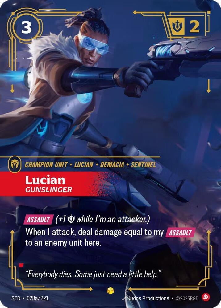 Lucian - Gunslinger (Alternate Art) [Spiritforged]
