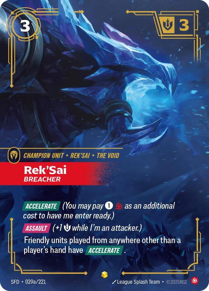 Rek'Sai - Breacher (Alternate Art) [Spiritforged]