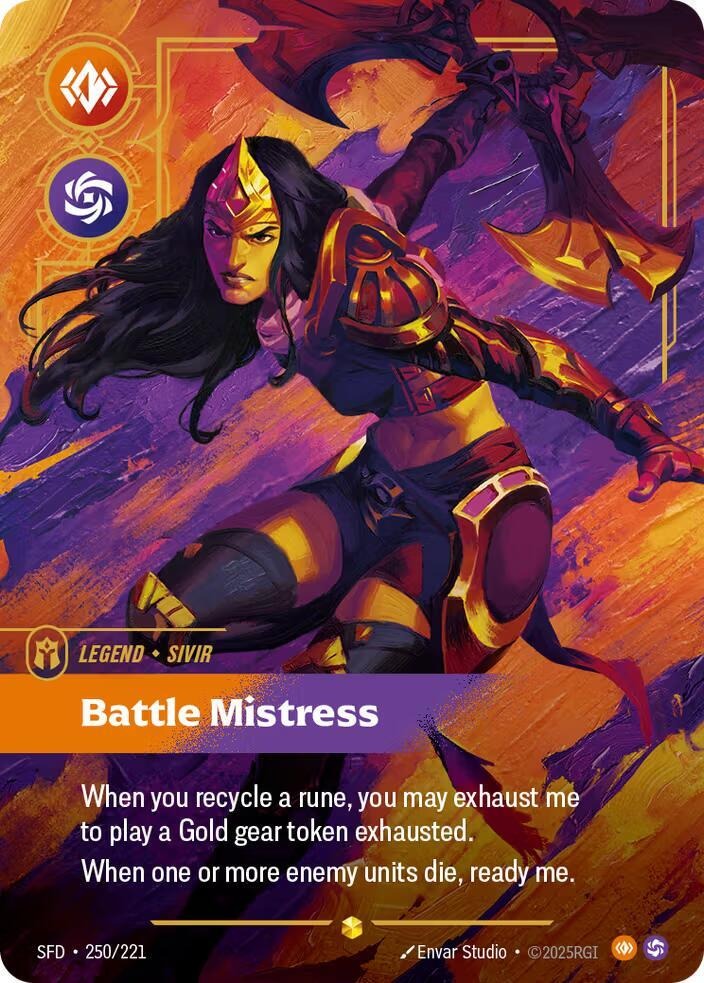 Sivir - Battle Mistress (Overnumbered) [Spiritforged]