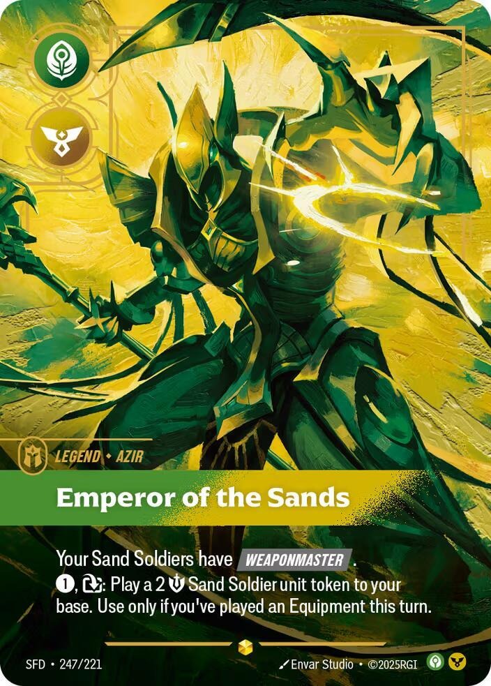 Azir - Emperor of the Sands (Overnumbered) [Spiritforged]