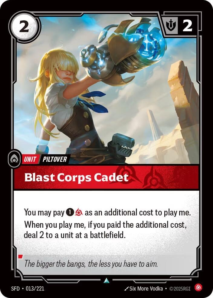 Blast Corps Cadet [Spiritforged]