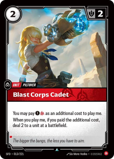 Blast Corps Cadet [Spiritforged]