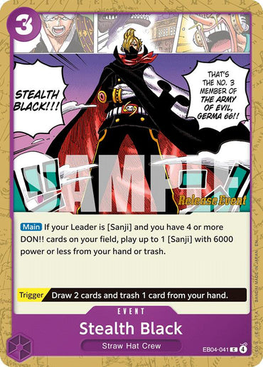 Stealth Black (EB04) [The Azure Sea's Seven Release Event Cards]