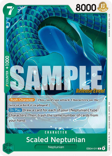 Scaled Neptunian (EB04) [The Azure Sea's Seven Release Event Cards]