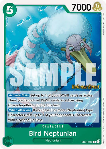 Bird Neptunian (EB04) [The Azure Sea's Seven Release Event Cards]