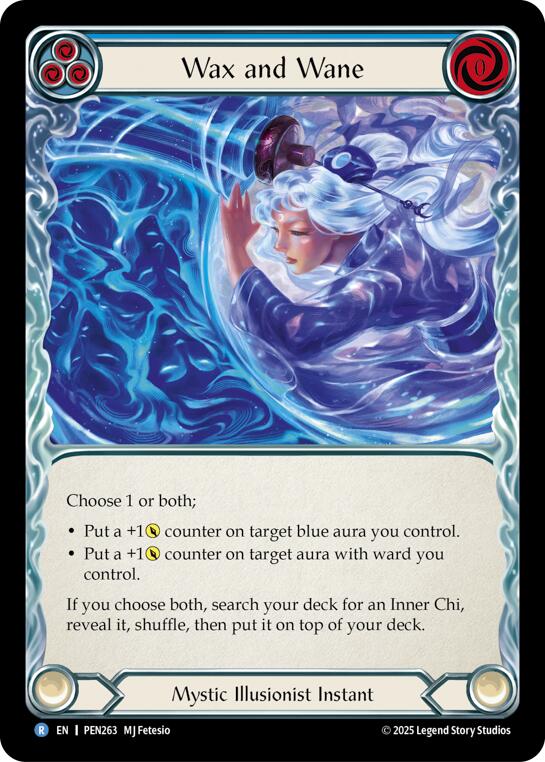 Wax And Wane (Blue) (Regular) [PEN263] (Compendium of Rathe)