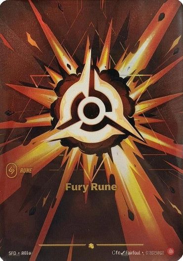 Fury Rune (Alternate Art) [Spiritforged]