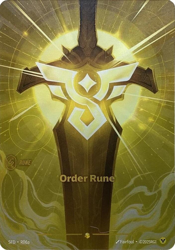 Order Rune (Alternate Art) [Spiritforged]