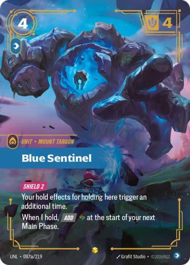 Blue Sentinel (Alternate Art) - Unleashed