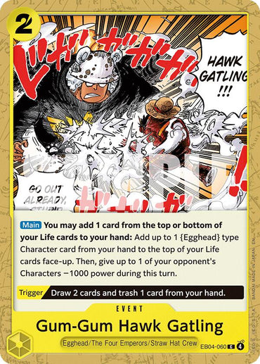 Gum-Gum Hawk Gatling (EB04) [Adventure on Kami's Island]