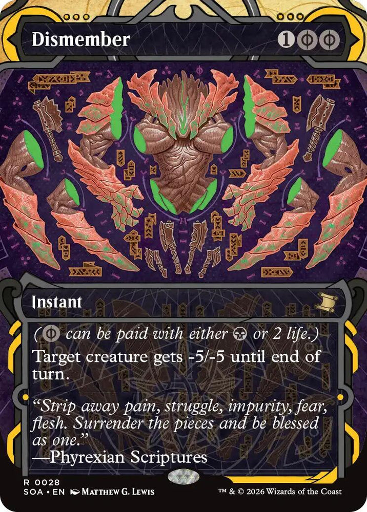 Dismember [Secrets of Strixhaven: Mystical Archive]