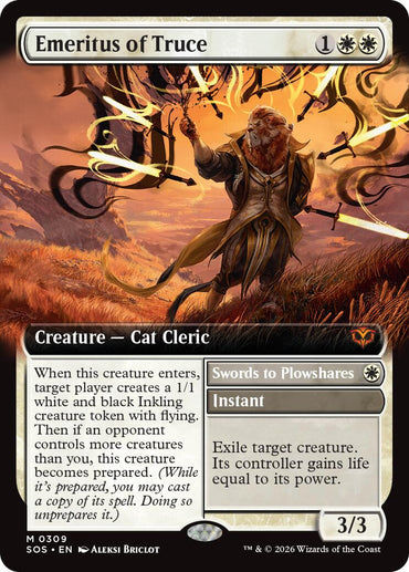 Emeritus of Truce (Extended Art) [Secrets of Strixhaven]