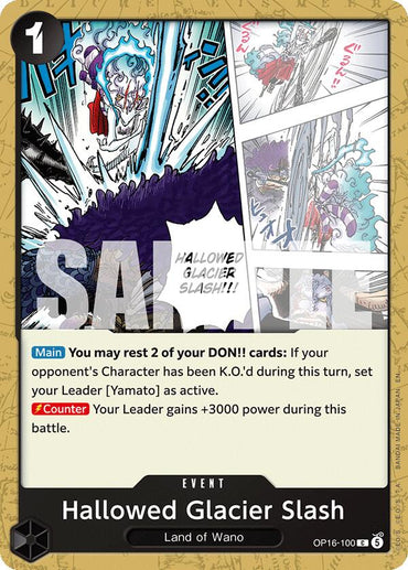 Hallowed Glacier Slash [The Time of Battle]