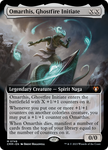 Omarthis, Ghostfire Initiate (Extended Art) [Commander Masters]