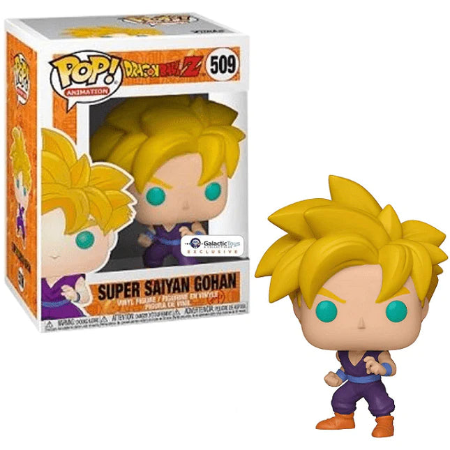 Funko POP! #509 Super Saiyan Gohan (Dragon Ball Z) - Galactic Toys Exclusive