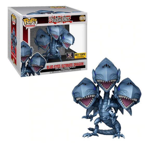 Funko POP! #1078 Blue-Eyes Ultimate Dragon (Yu-Gi-Oh!) - 25th Anniversary Edition - Hot Topic Exclusive